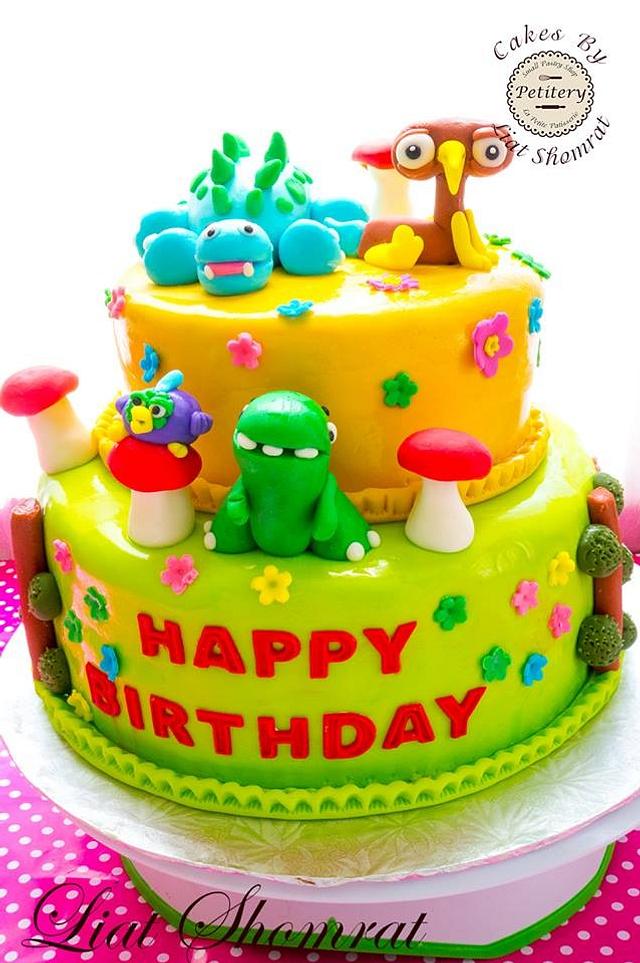 Dinopaws cake