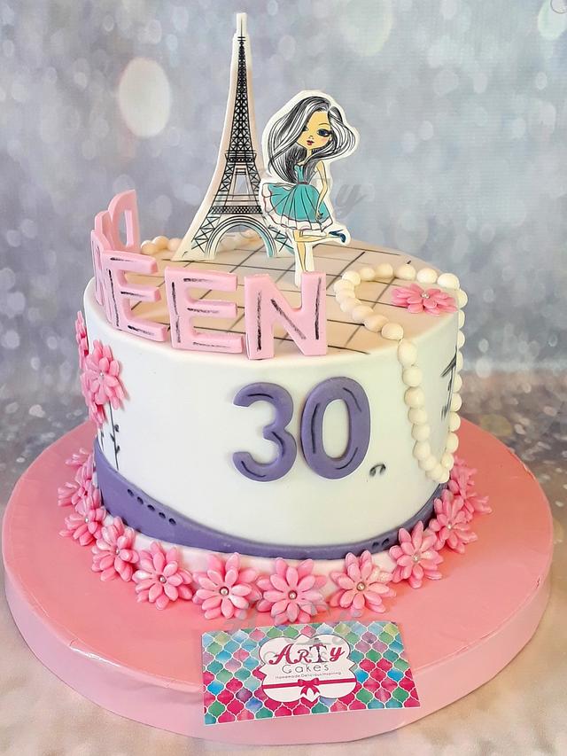 Paris cake by Arty cakes - Decorated Cake by Arty cakes - CakesDecor