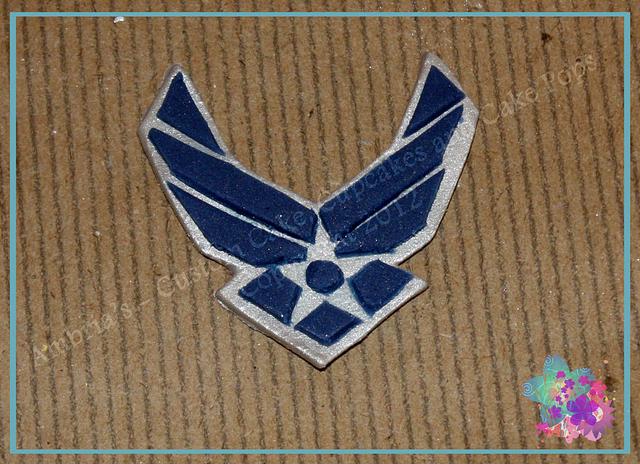 Air Force Retirement cupcakes Cake by Ambria's CakesDecor Air Force Retirement cupcakes Cake by Ambria's CakesDecor