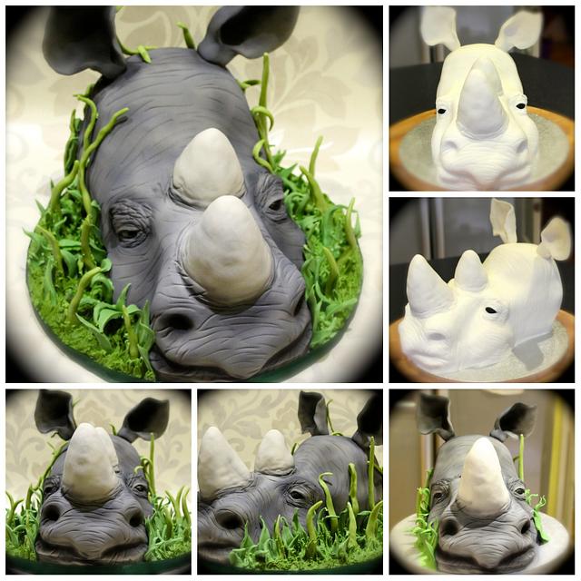 Acrylic African Rhino Safari Animal Birthday Cake Topper Decoration | eBay