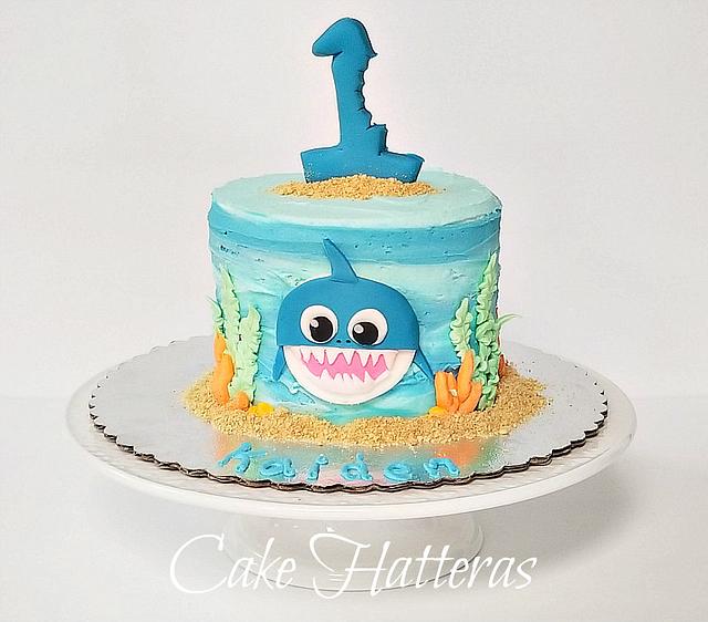 Baby Shark Smash Cake Cake By Donna Tokazowski Cake Cakesdecor