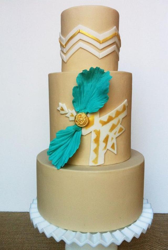 Navajo Wedding Cake - Decorated Cake by Stevi Auble - CakesDecor