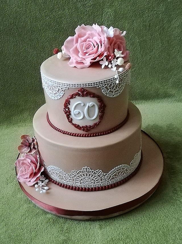 Rose cake - Decorated Cake by MoMa - CakesDecor