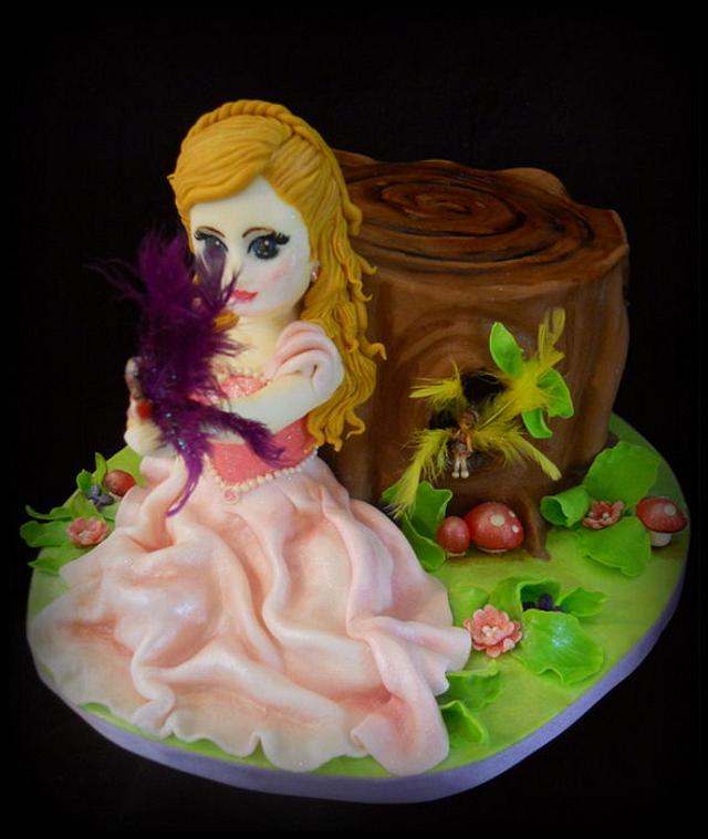 Princess & fairy cake