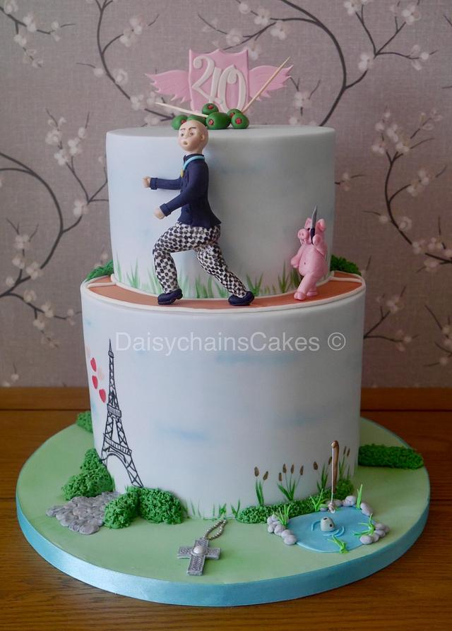 Bespoke 40th birthday cake - Cake by Daisychain's Cakes - CakesDecor
