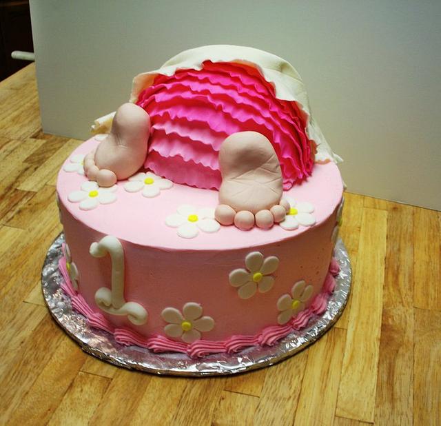 Baby Butt Cake - Cake by Linda - CakesDecor