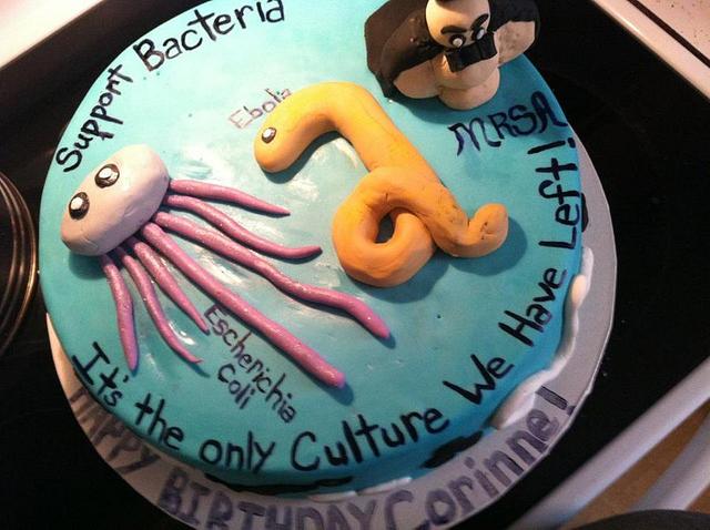Microbiology Birthday Cake