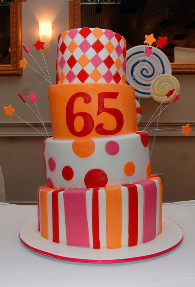 65th Anniversary Cake
