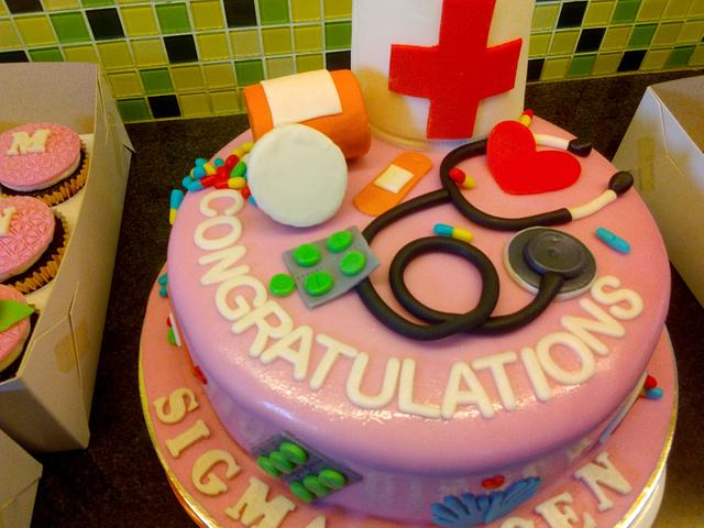 Birthday Nursing Cake - Decorated Cake by Ray Mart - CakesDecor