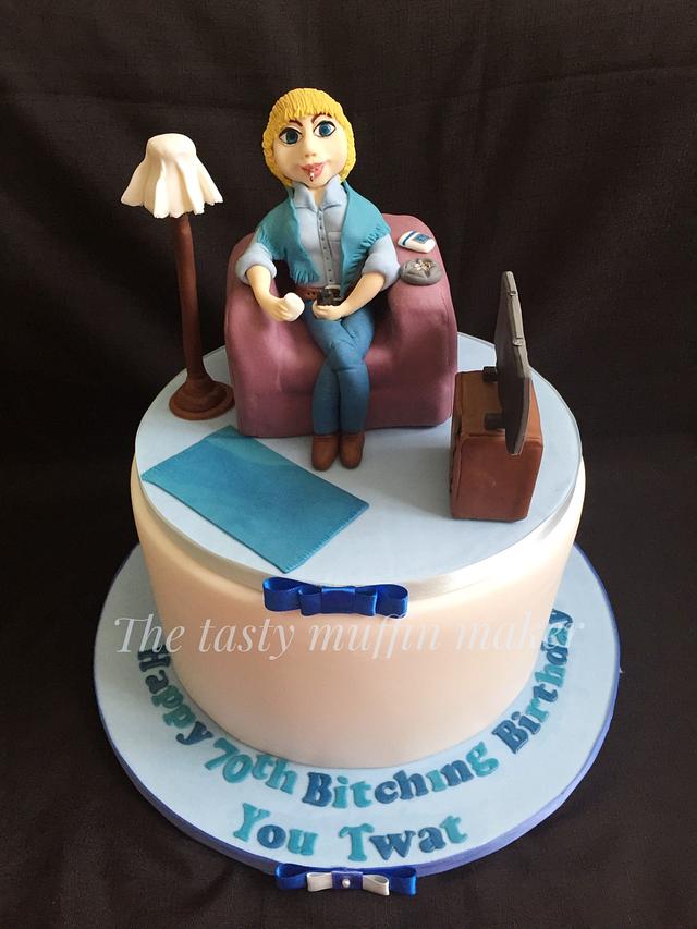 Humorous birthday cake - Decorated Cake by Andrea - CakesDecor