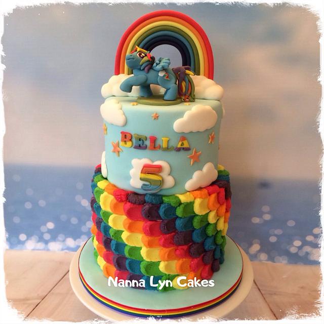 My Little Pony - Decorated Cake by Nanna Lyn Cakes - CakesDecor