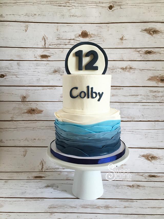 Baptism Birthday cake - Decorated Cake by Sweet Scene - CakesDecor