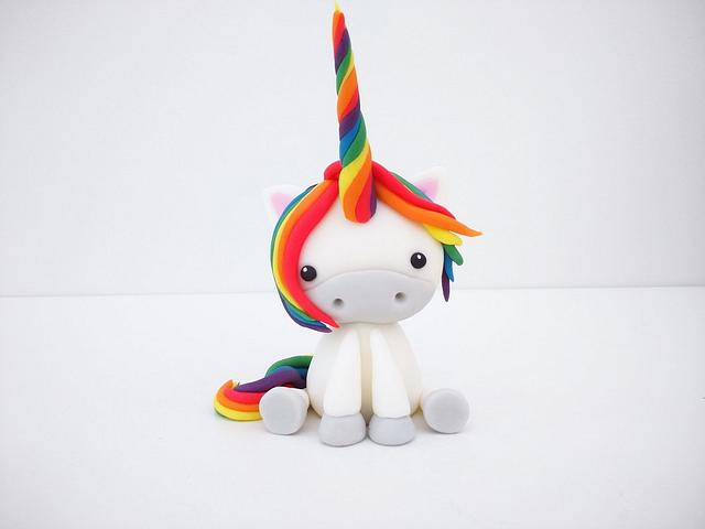 rainbow unicorn cake topper cake by laras theme cakes cakesdecor