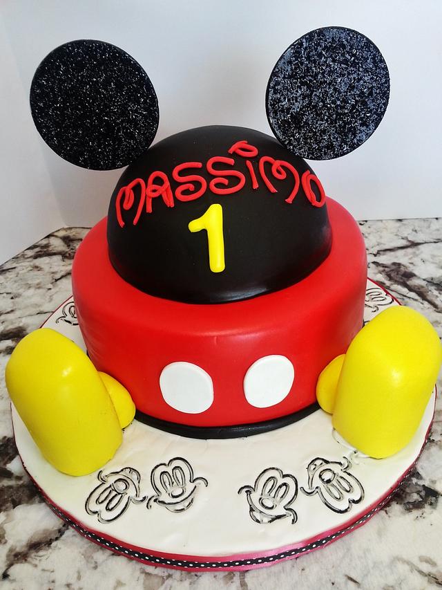 MICKEY MOUSE BIRTHDAY CAKE - Cake by Enza - Sweet-E - CakesDecor