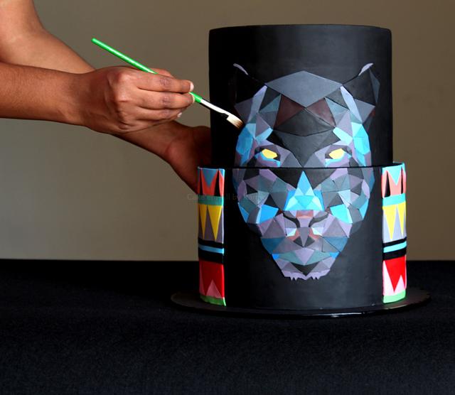 A Black Panther themed Cake! :) - cake by - CakesDecor