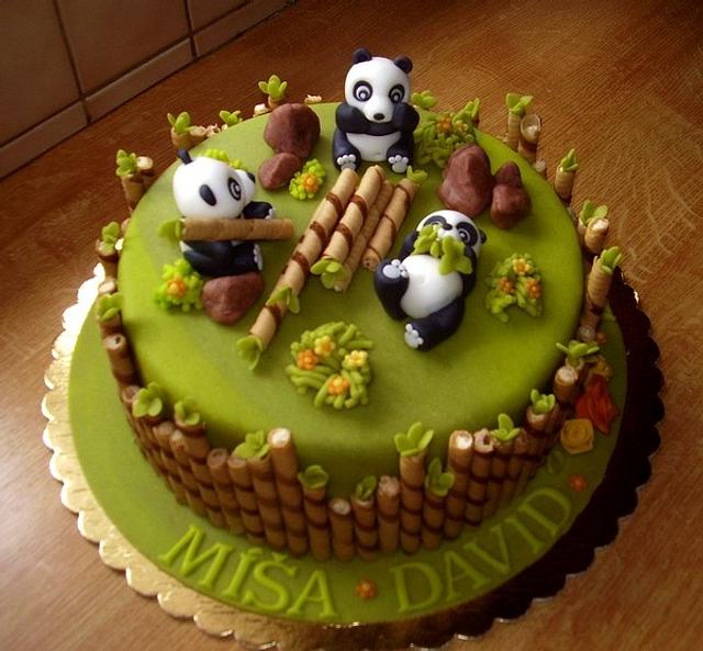 Panda cake for kids