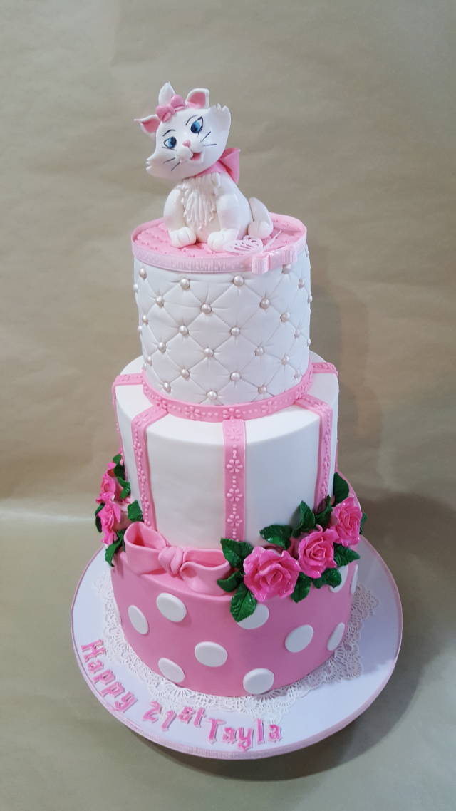 21st Birthday cake cake by The Custom Piece of Cake