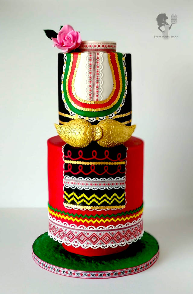 Bulgarian national costume - Decorated Cake by Antonia - CakesDecor