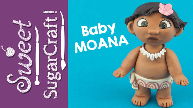 Baby Moana Cake Topper Tutorial Cakesdecor