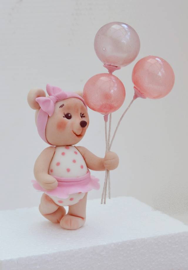 In progress.... Baby Bear - Decorated Cake by Cakes by - CakesDecor