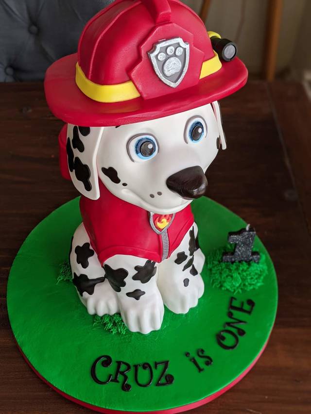Marshall from Paw Patrol - Cake by Lisa-Jane Fudge CakesDecor