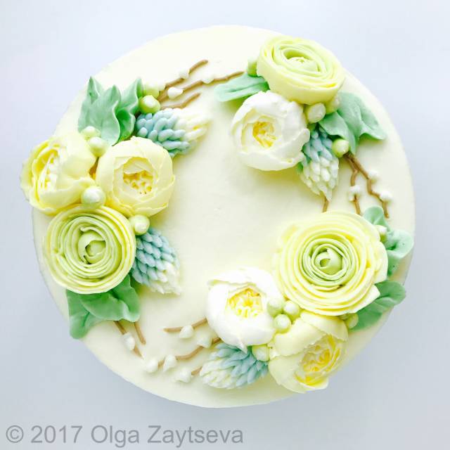 Boho Floral cake — Nutmeg Cake Design