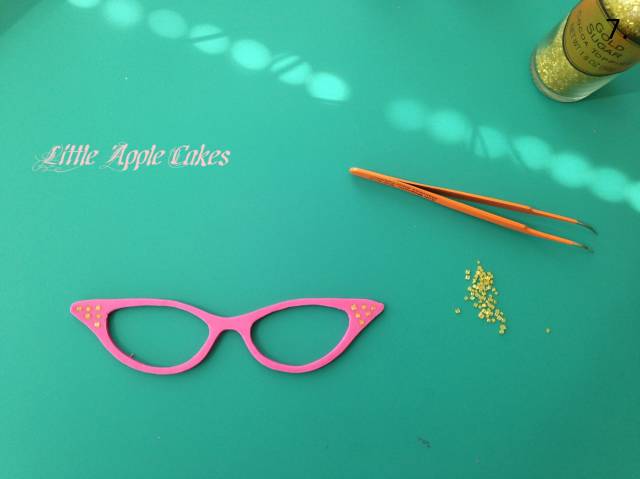 How to make fondant sunglasses online