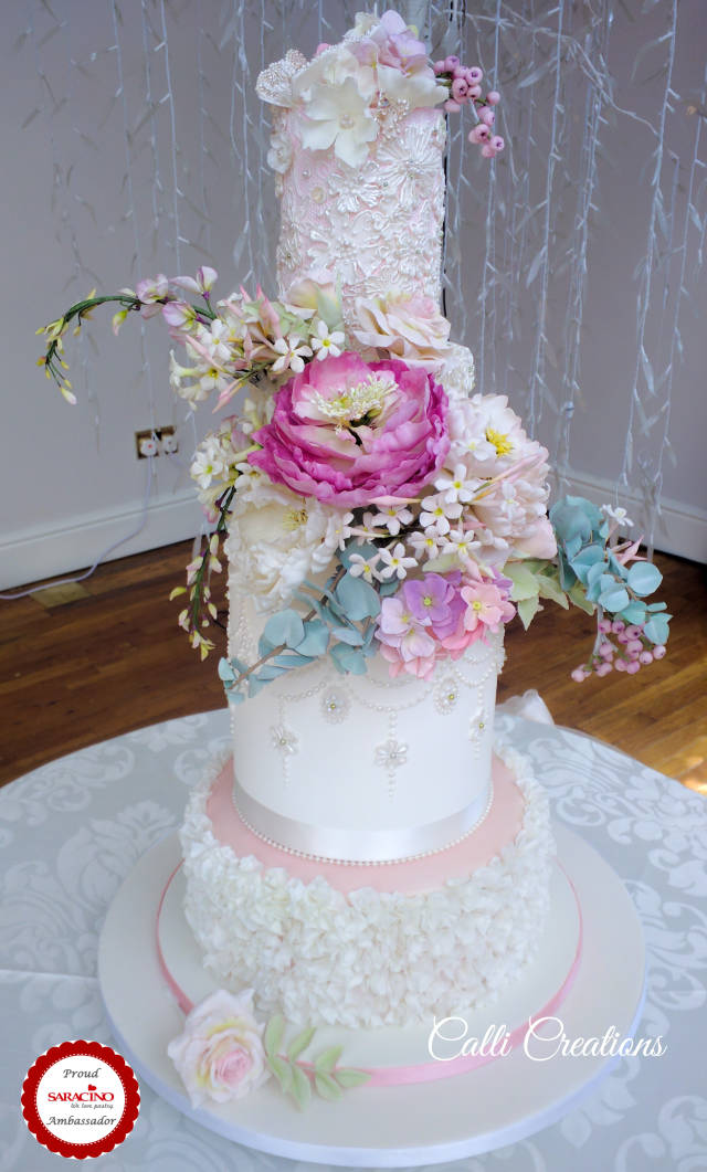 May Wedding Cake - cake by Calli Creations - CakesDecor