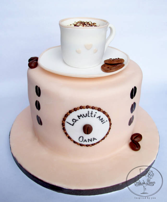 How To Make Gumpaste Cup Of Coffee Cake Topper Cakesdecor