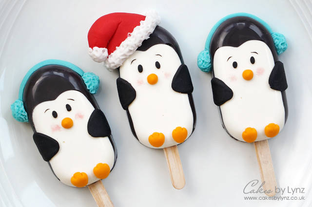 Christmas Penguin Cakesicle Cake Popsicle Tutorial Cakesdecor