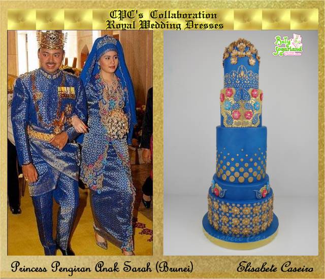 Princess Pengiran Anak Sarah CPC Royal Wedding Dresses CakesDecor