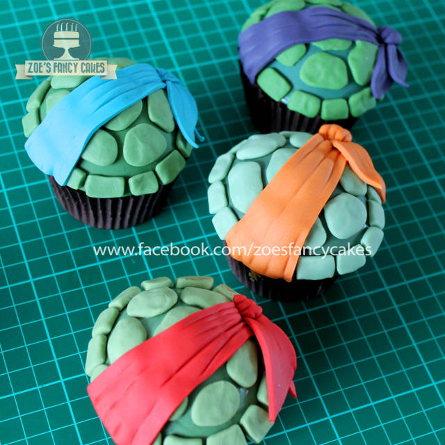 TMNT shell cupcakes - CakesDecor
