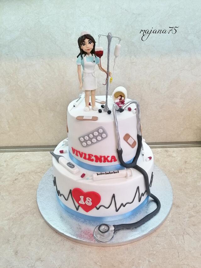 Cake for nurse - Cake by Marianna Jozefikova - CakesDecor