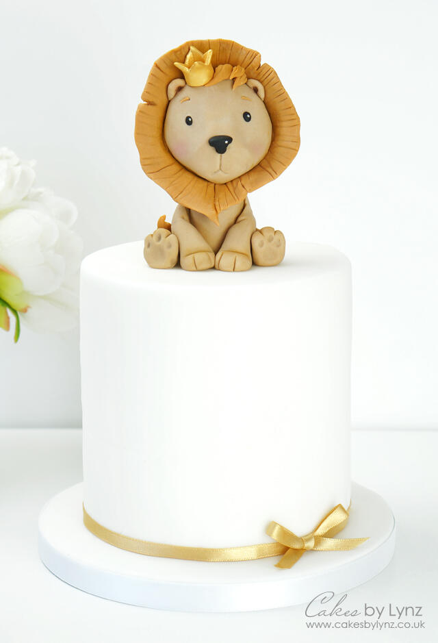 How To Make A Cute Lion Cake Topper Tutorial Cakesdecor