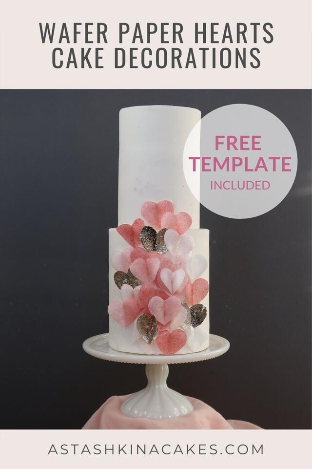 Wafer Paper #14: Valentine's Day Cake Decor