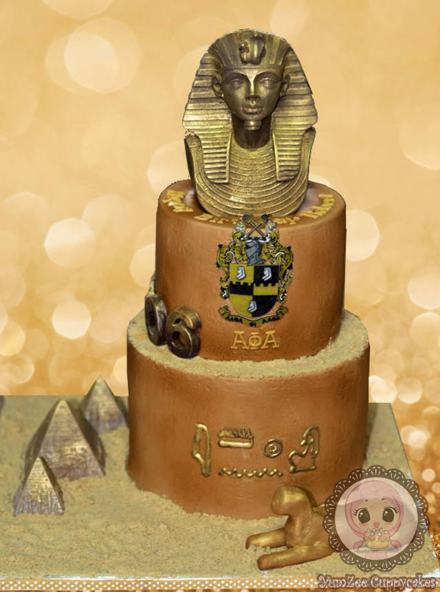 Egypt Theme Cake Decorated Cake By Yumzeecuppycakes Cakesdecor 2181