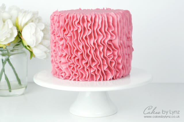 Ruffle Tower Cake