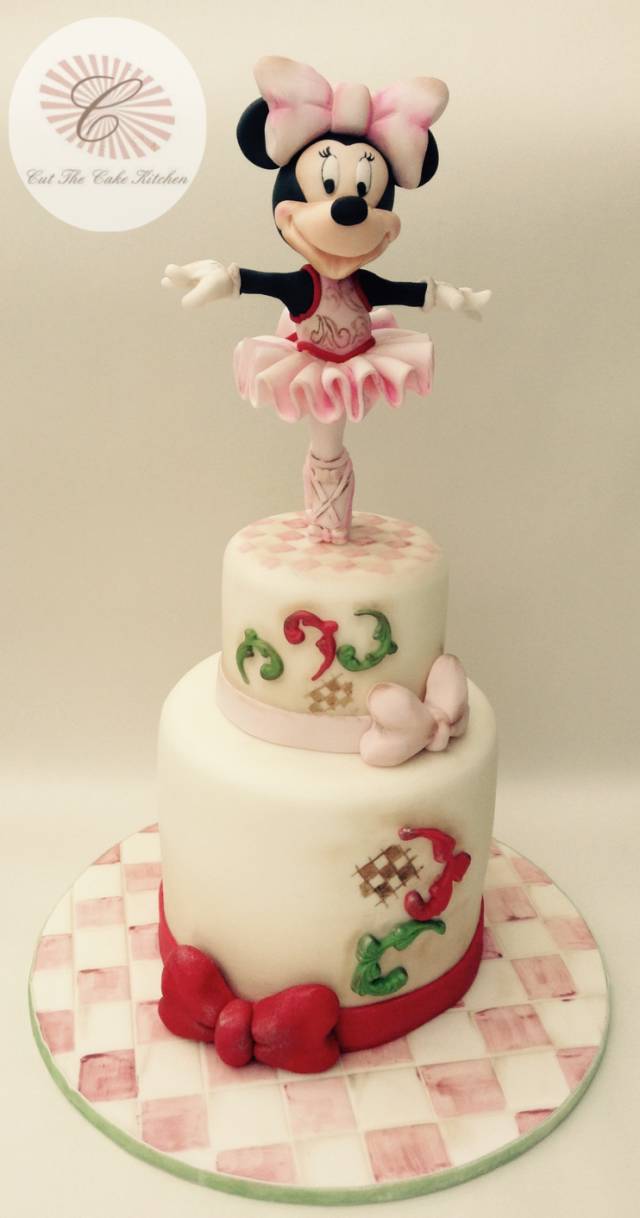 Retro Ballerina Minnie - Cake by Emma Lake - Cut The Cake - CakesDecor