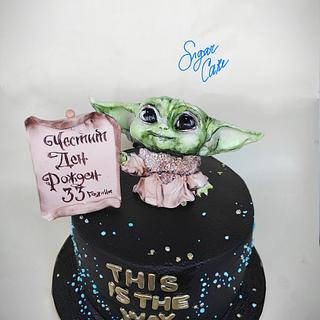 Baby Yoda Cake Cakes Cakesdecor