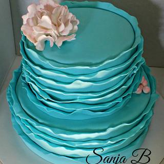 Teal Color Cakes - CakesDecor