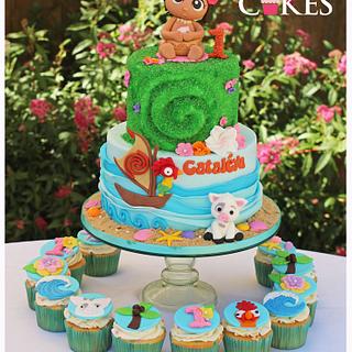 Moana Themed Cake Cakes Cakesdecor