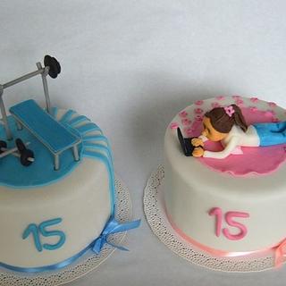 Collections Of Birthday Cakes For Twins Boy And Girl