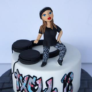 Cake Hip Hop Dancer Cakesdecor