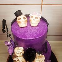 Ghotic wedding cake