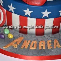 Marvel Original Six cake