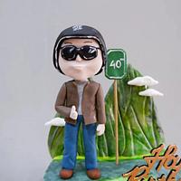  Motorcycle Touring-Themed Birthday Cake