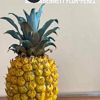 Pineapple Replica in Cake…100% Edible