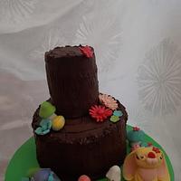 Easter  bunnies' cake