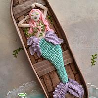 Sleepy Mermaid Cookie-In The Realm of Mermaids Collab
