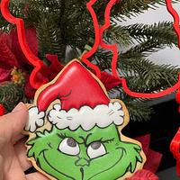 Grinch cookies royal icing 